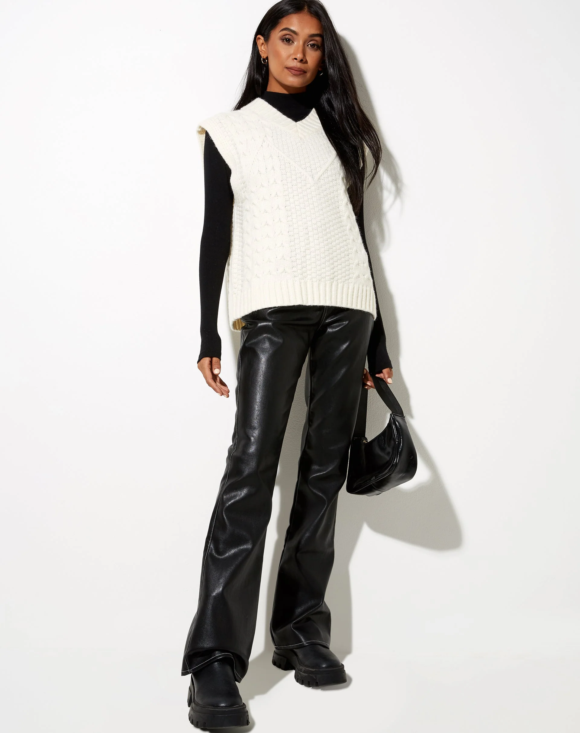 Qinna Vest in Ivory - Image 4