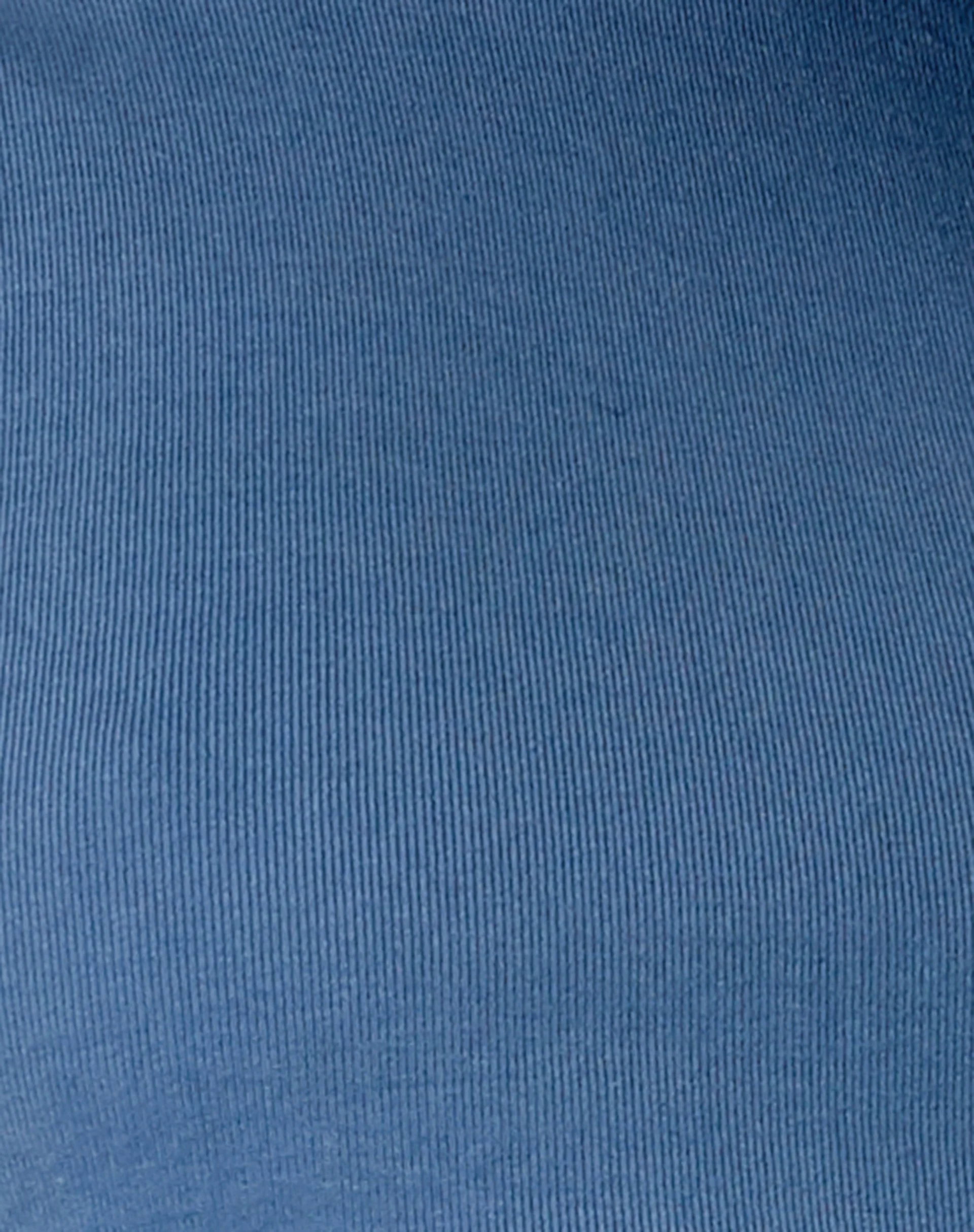 Quera Crop Top in Rib Mineral Blue - Image 5