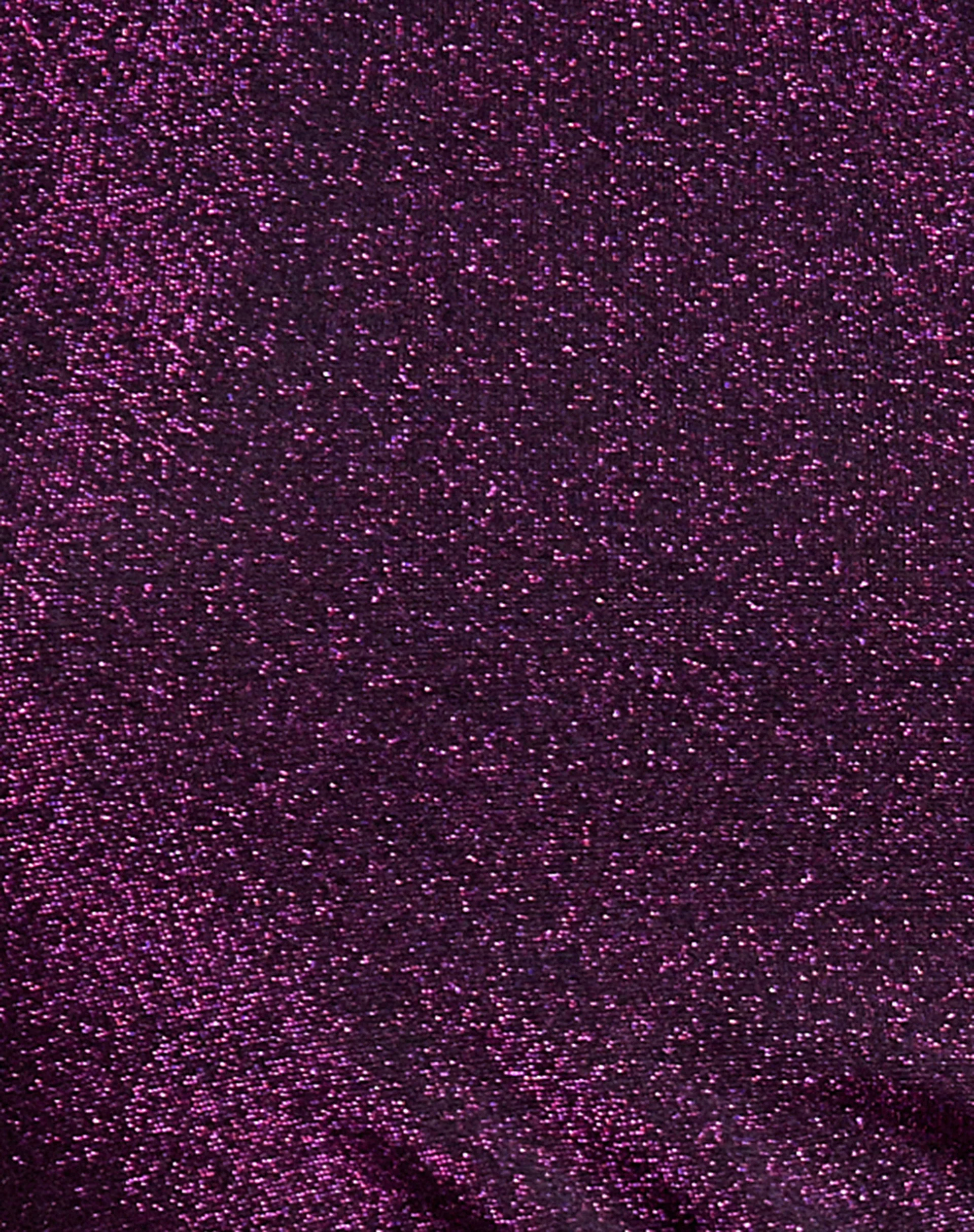 Ranum Bodycon Dress in Slinky Glitter Dark Purple - Image 8