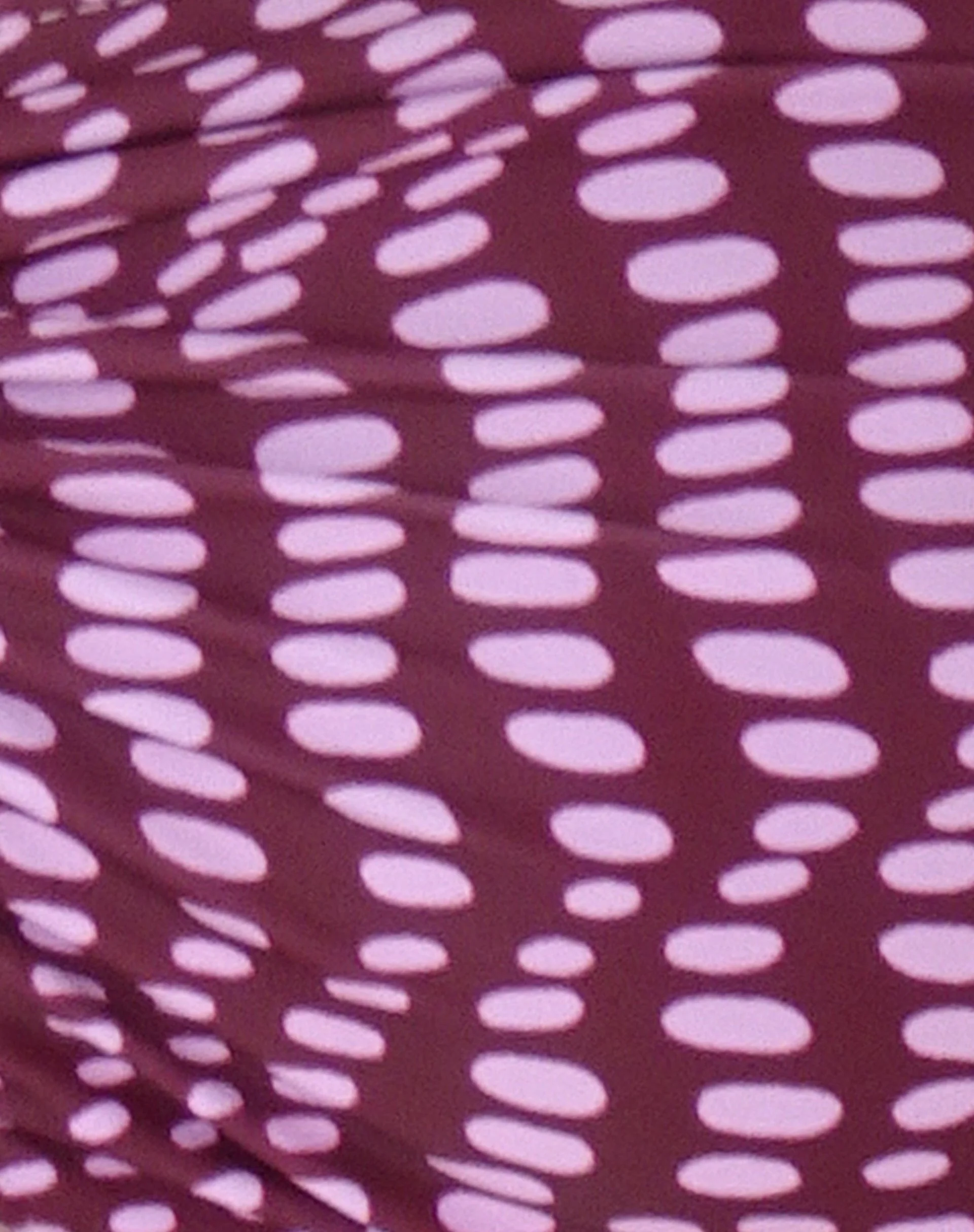 Raqui Bikini Top in Purple Irregular Polka - Image 8