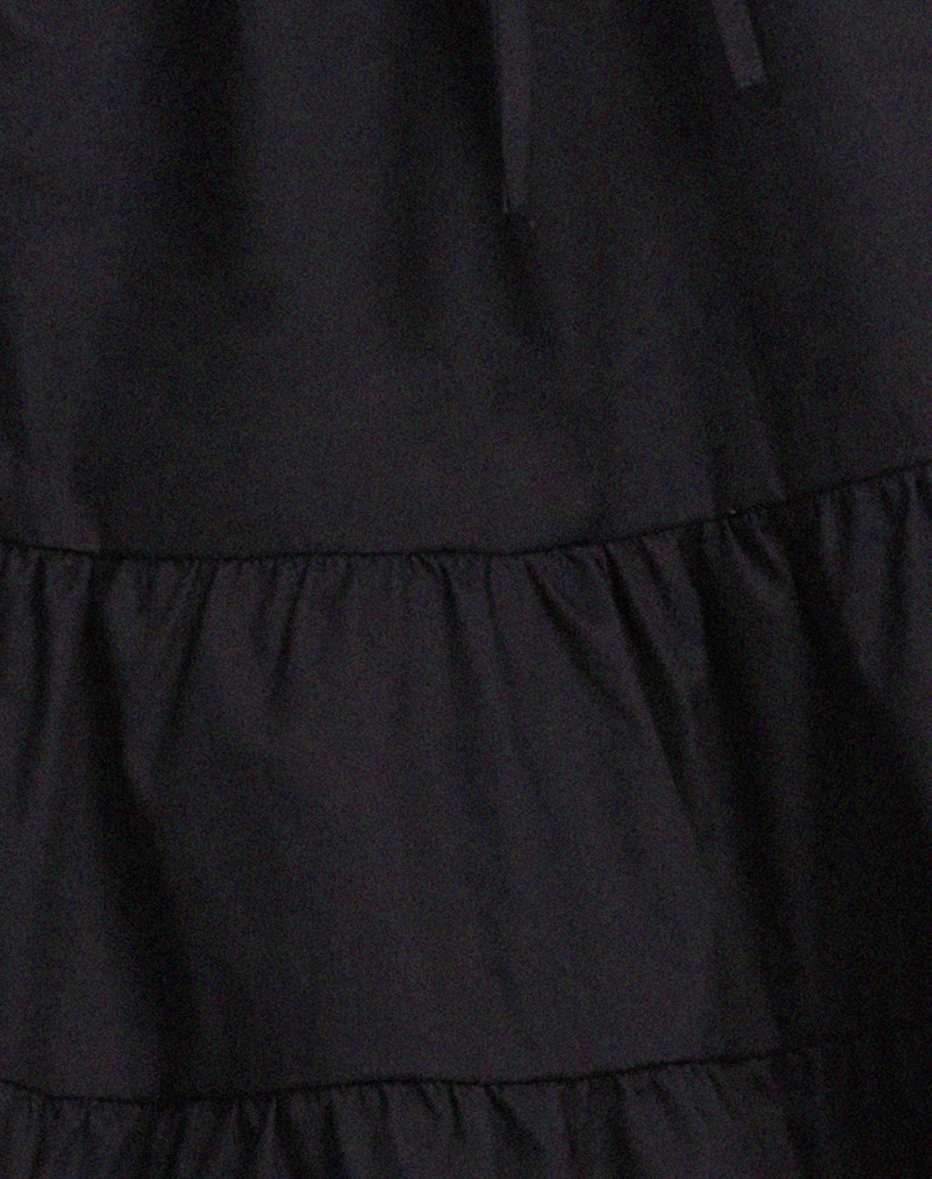 Reef Midi Skirt in Poplin Black - Image 7