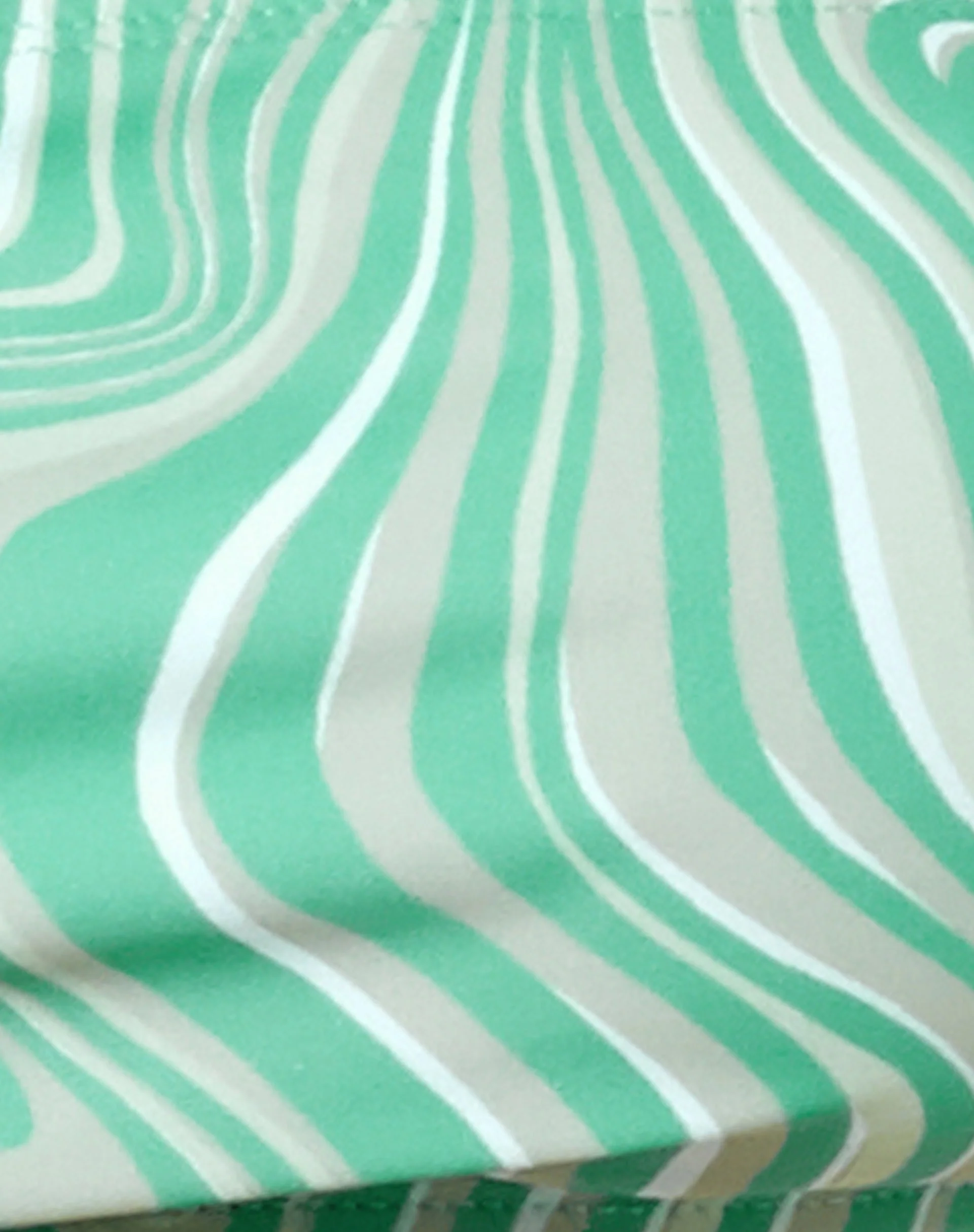Reema Tube Bikini Top in 70's Ripple Green - Image 6