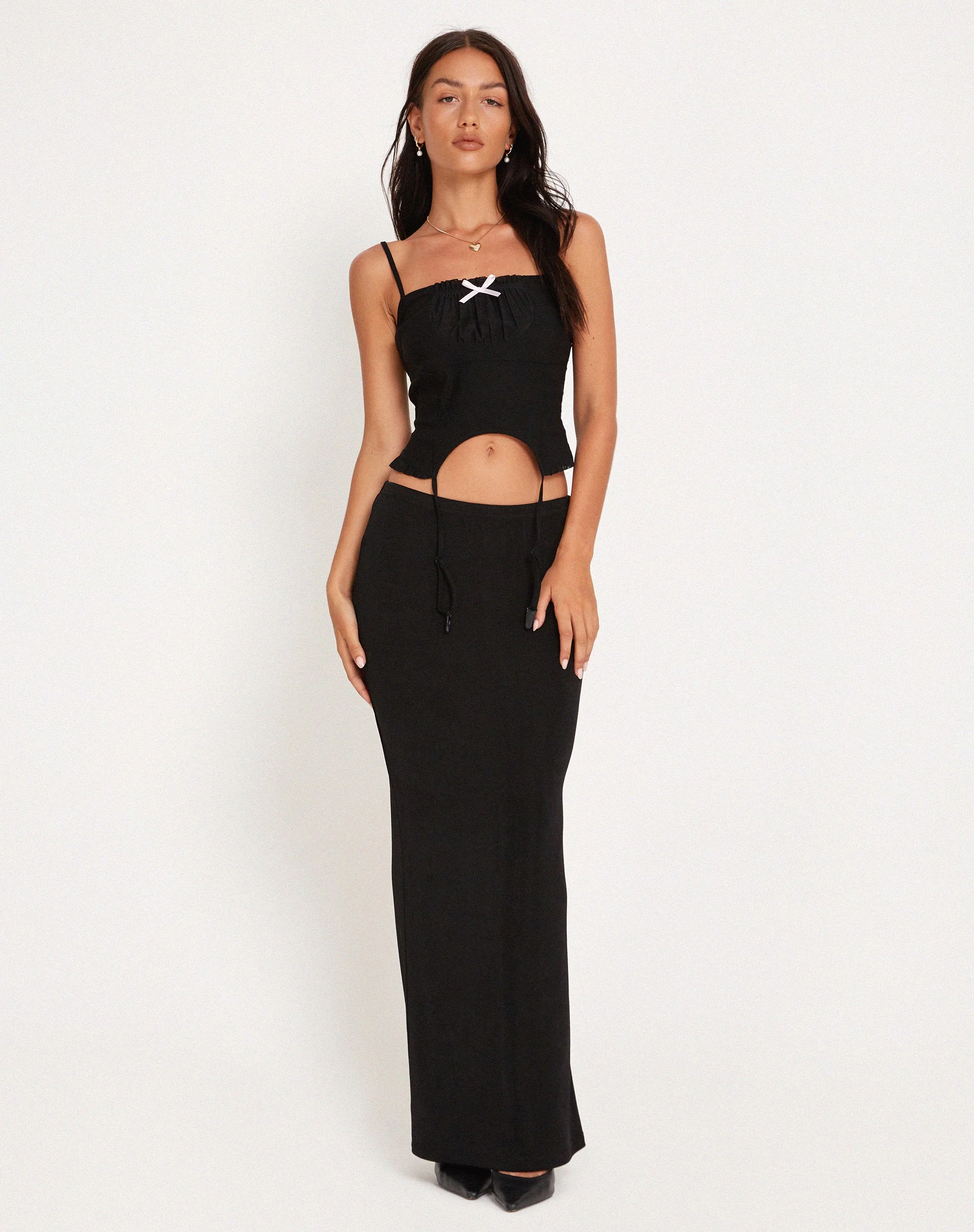 Revonda Corset Top in Black - Image 3