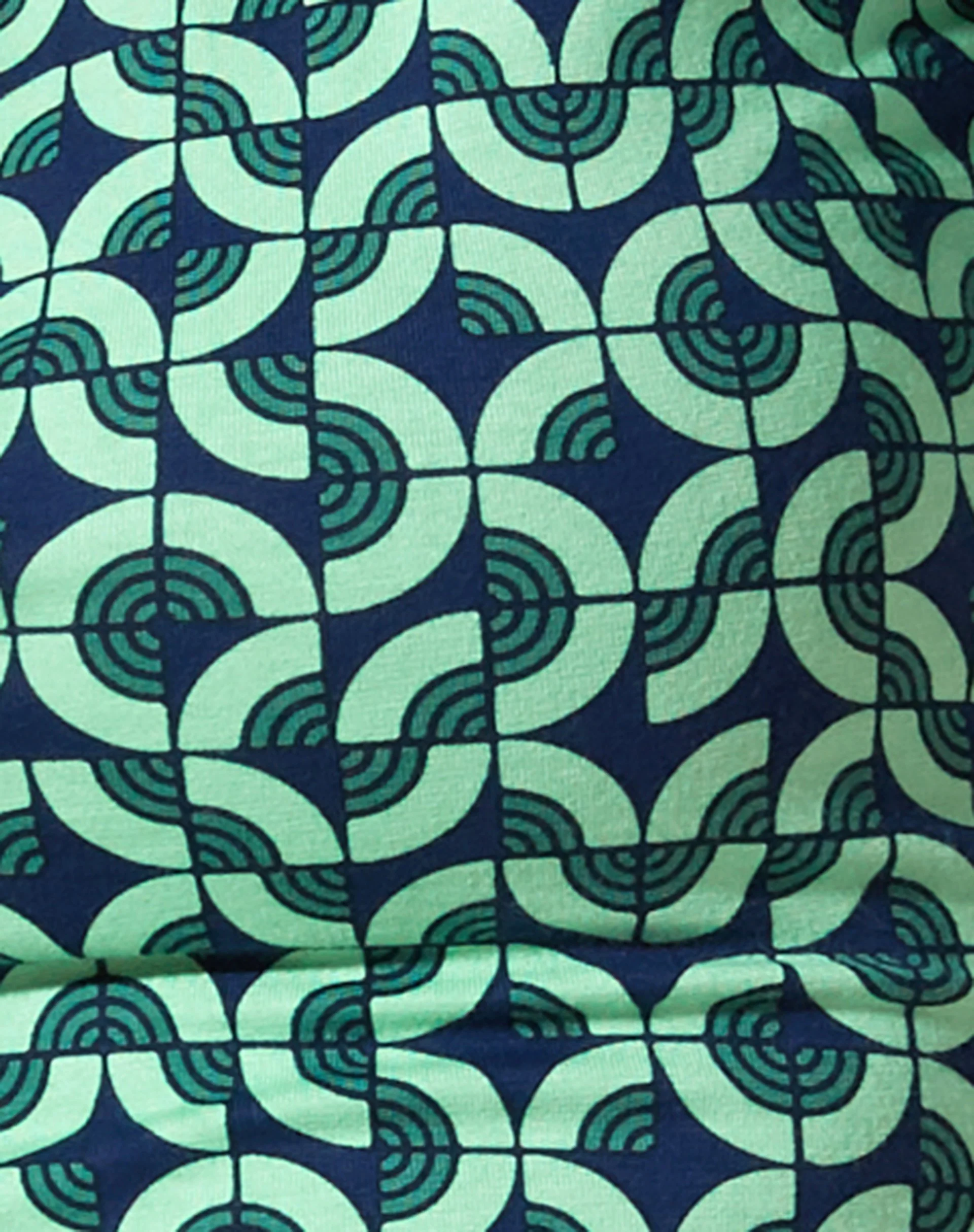Rezul Crop Top in Retro Tile Green - Image 9