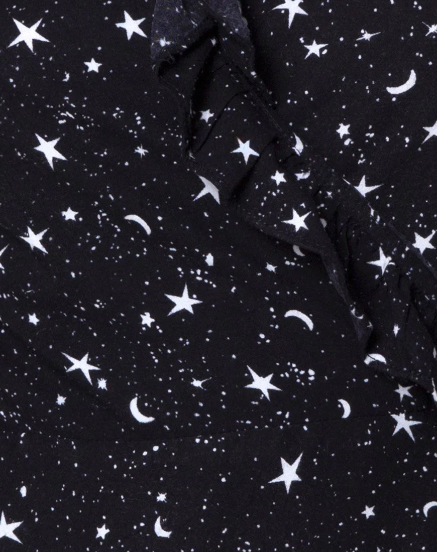 Rica Skater Dress in Ditsy Cosmos - Image 5