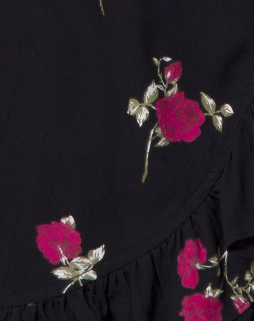 Rica Skater Dress in Grunge Rose - Image 5