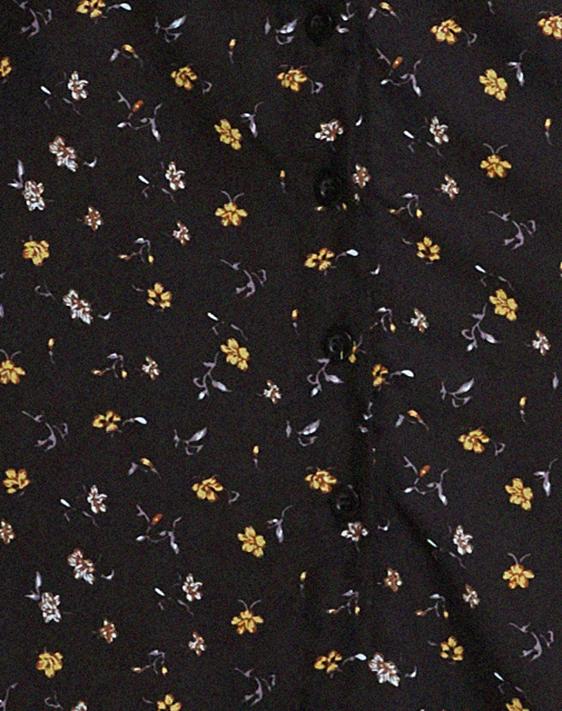 Rima Maxi Skirt in Pretty Petal Black - Image 5