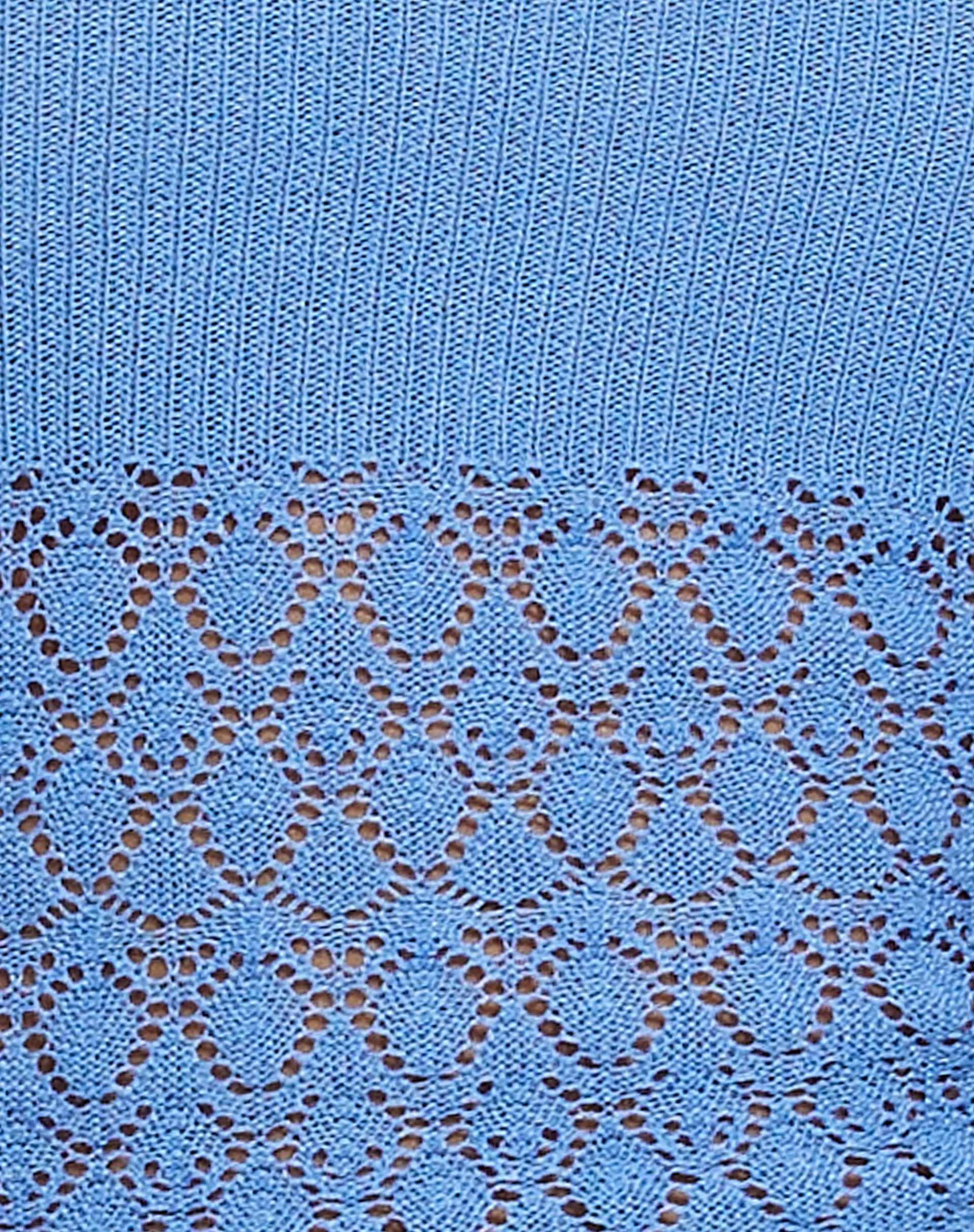 MOTEL X BARBARA Roe Crop Top in Blue - Image 6