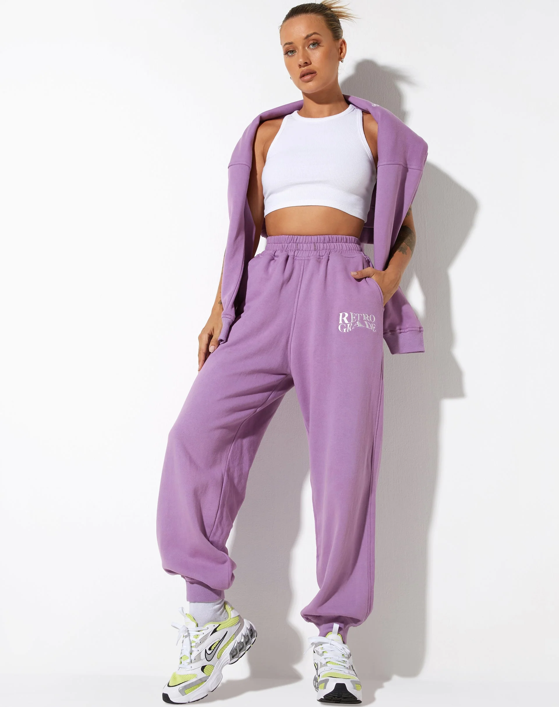 Roider Jogger in Lavender Retro Grade Embro - Image 2