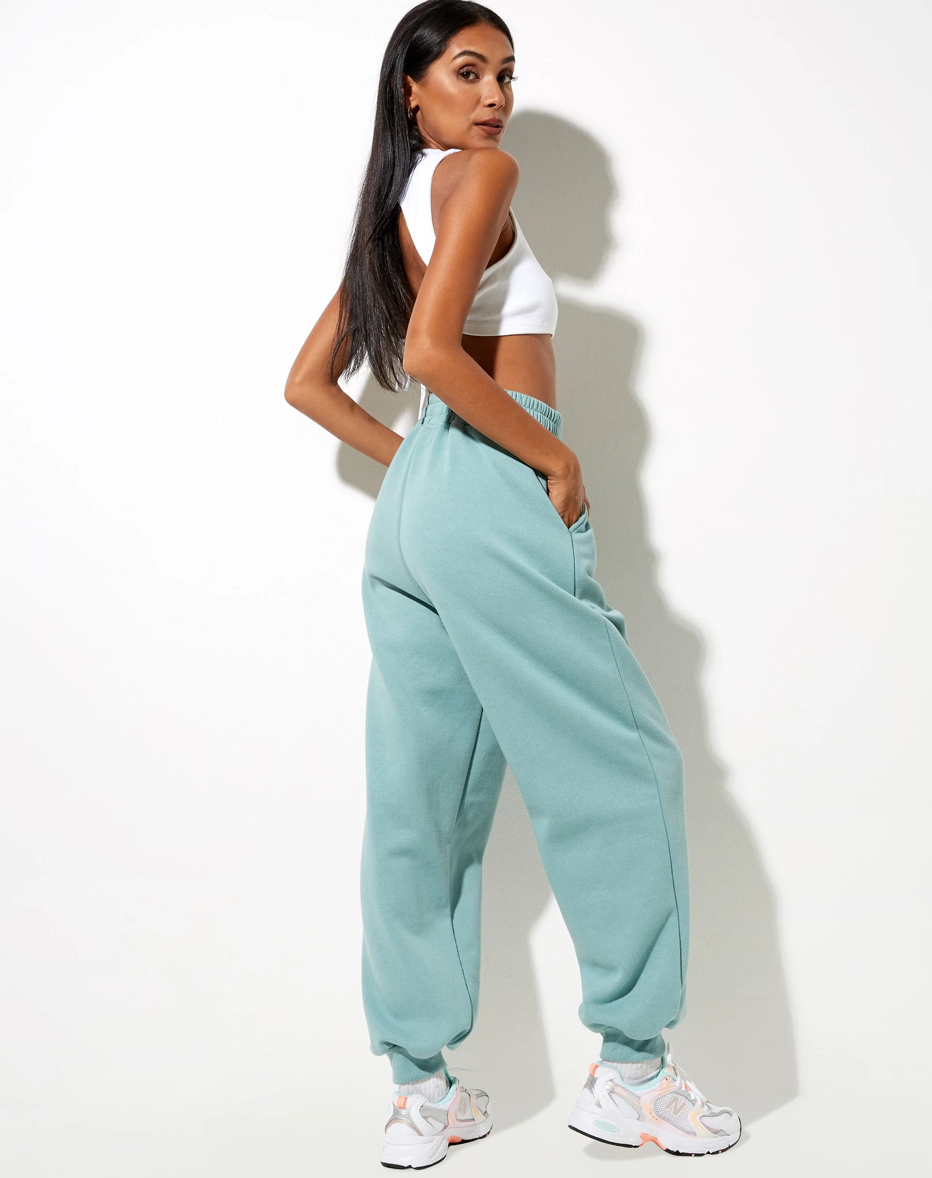 Roider Jogger in Seafoam 'Angel' Embro - Image 2