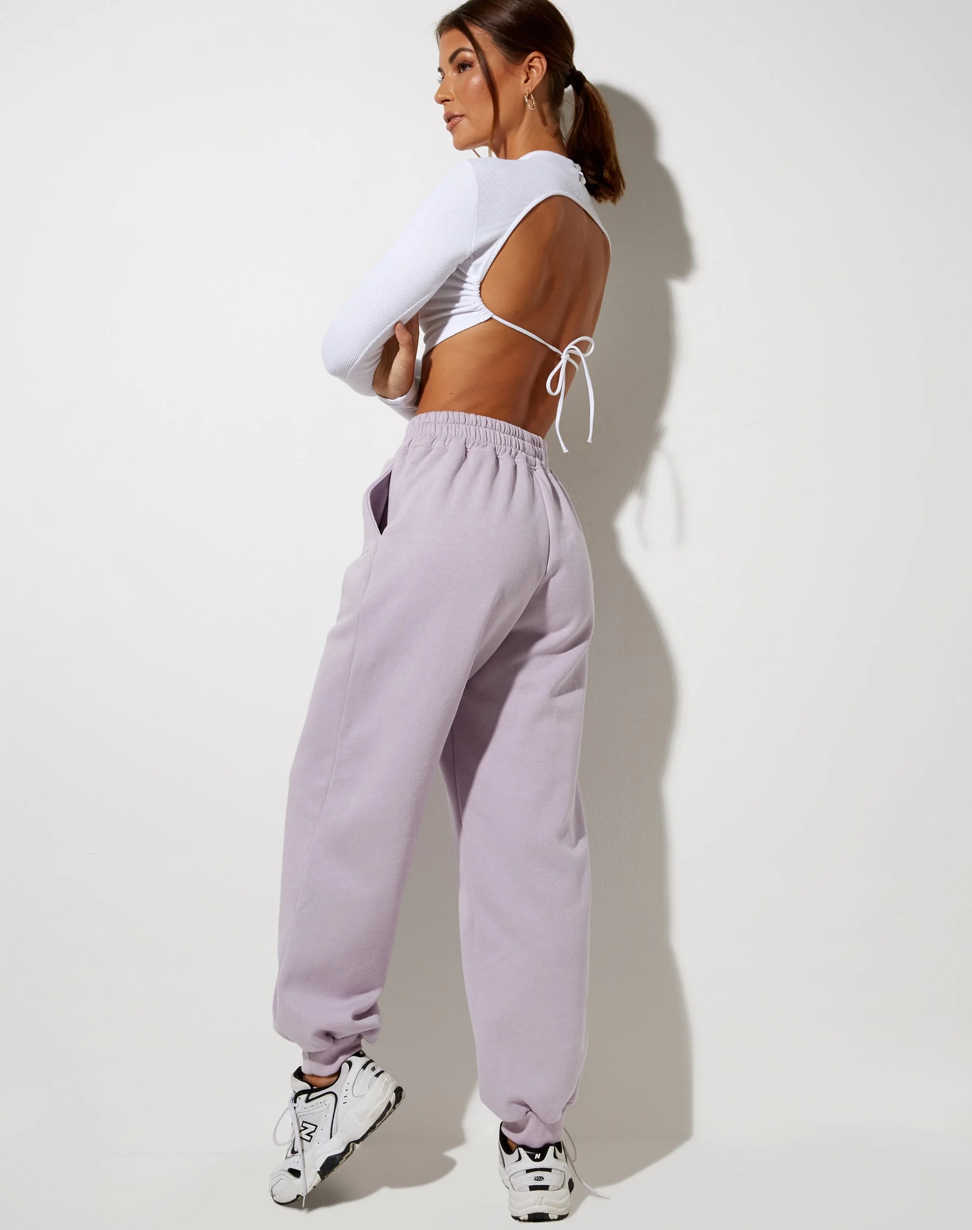 Roider Jogger in Violet 'Angel' Embro - Image 3