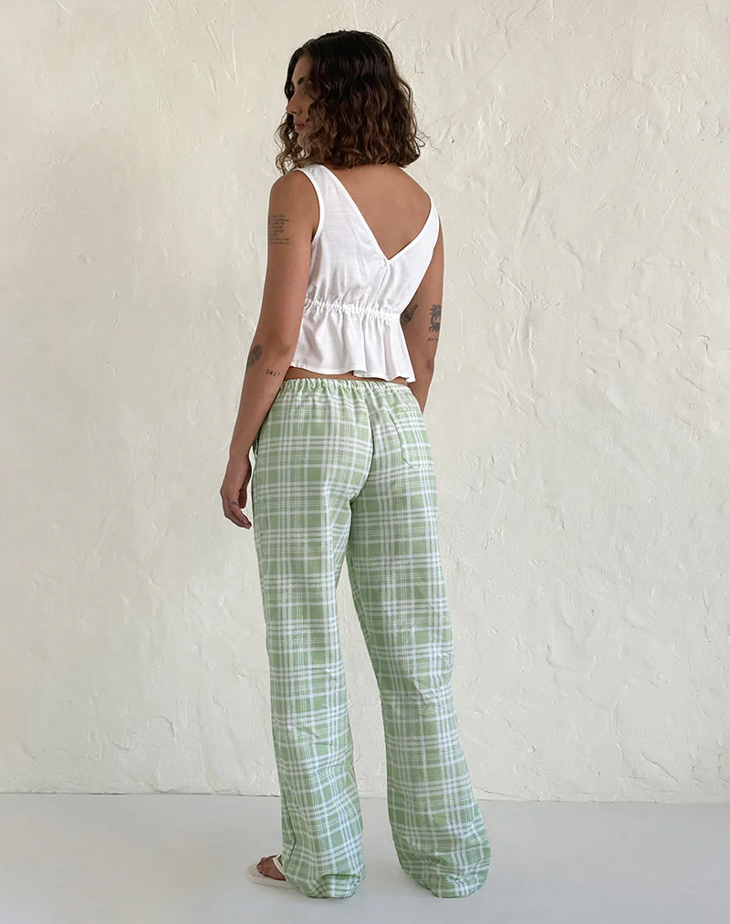 Rolia Tie Front Top in Off White - Image 4