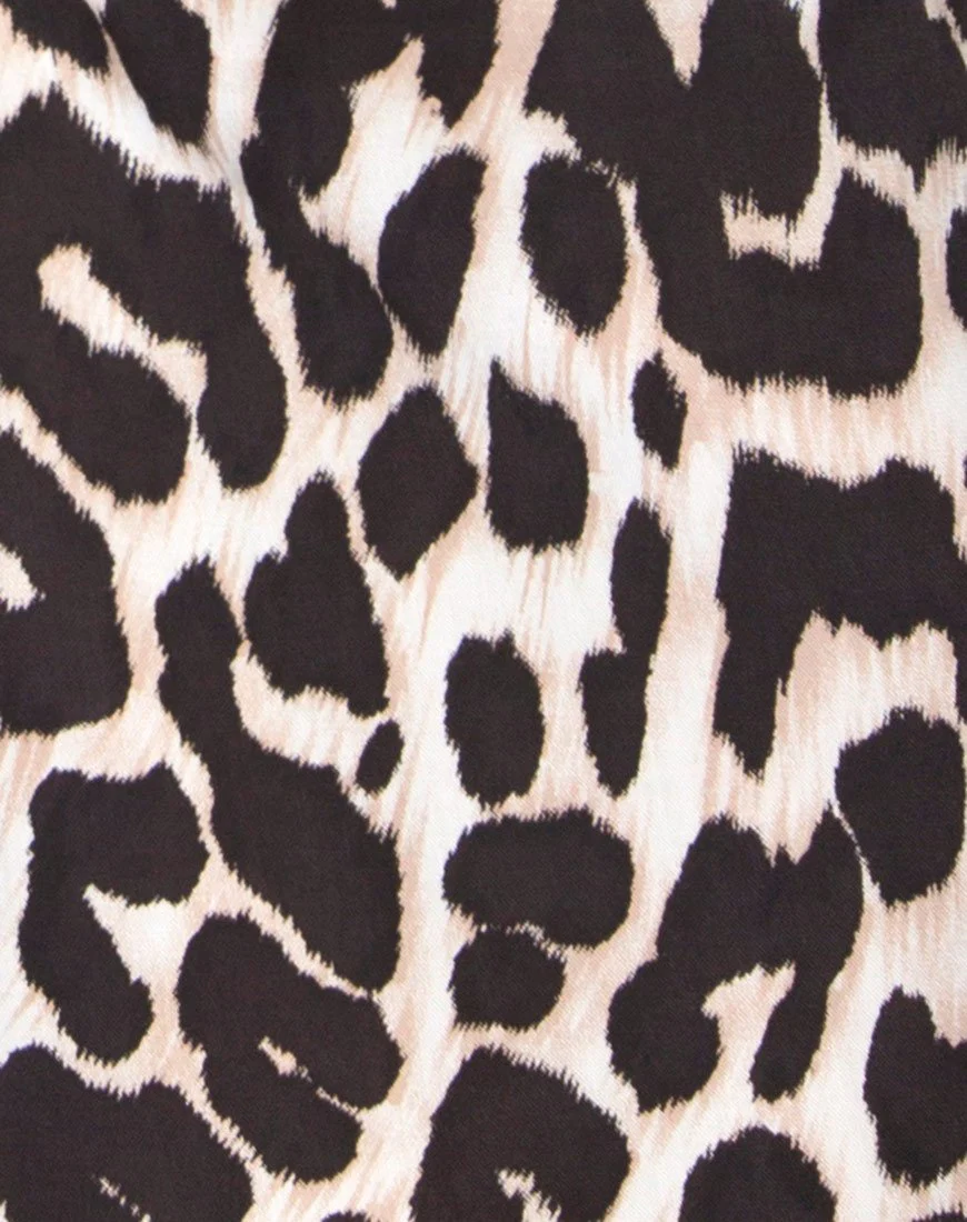 Romeo Plunge Playsuit in Oversize Jaguar - Image 5