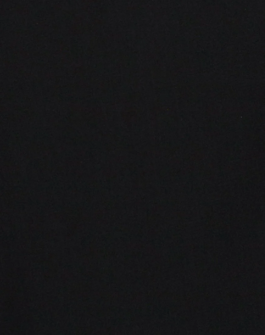 Royce Slip Dress in Black - Image 5