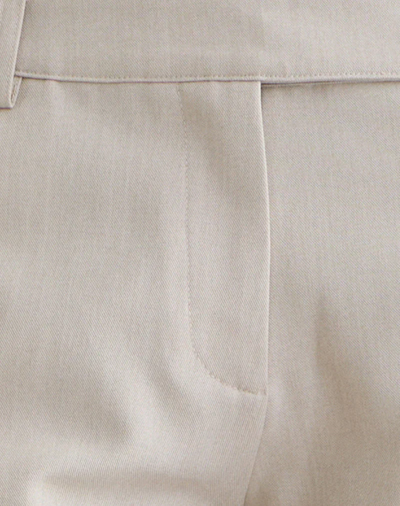 Runta Short with Eyelets in Tailoring Stone - Image 6