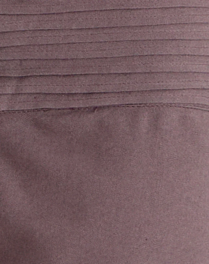 Sadasi Trouser in Linen Deep Taupe - Image 5