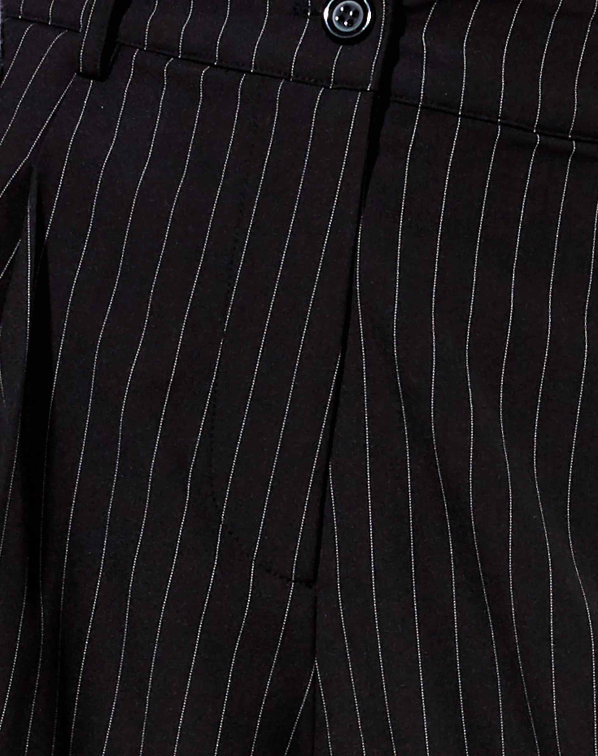 Sakila Trouser in Pinstripe Black - Image 4