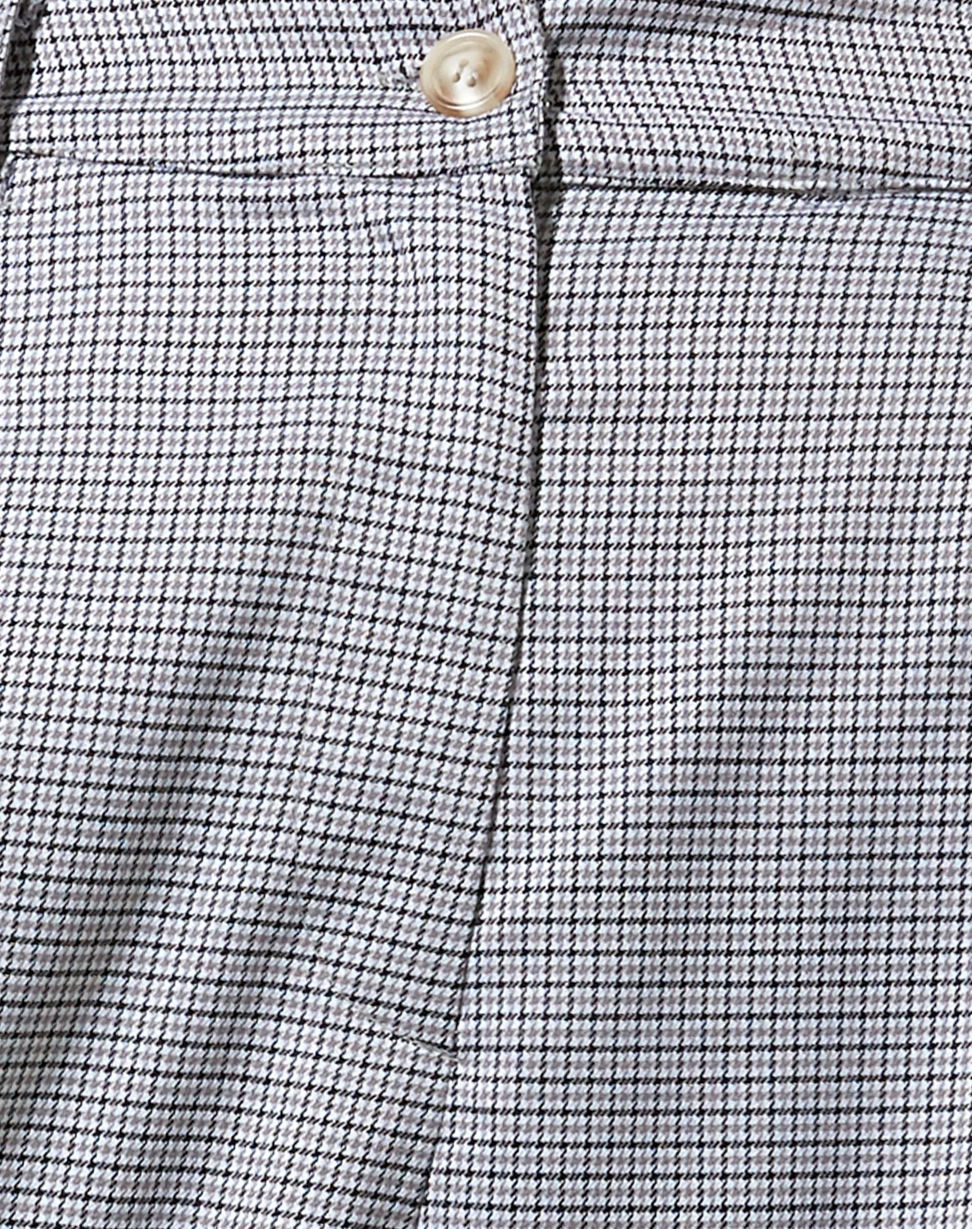 Sakila Trouser in Small Check Black Grey - Image 5