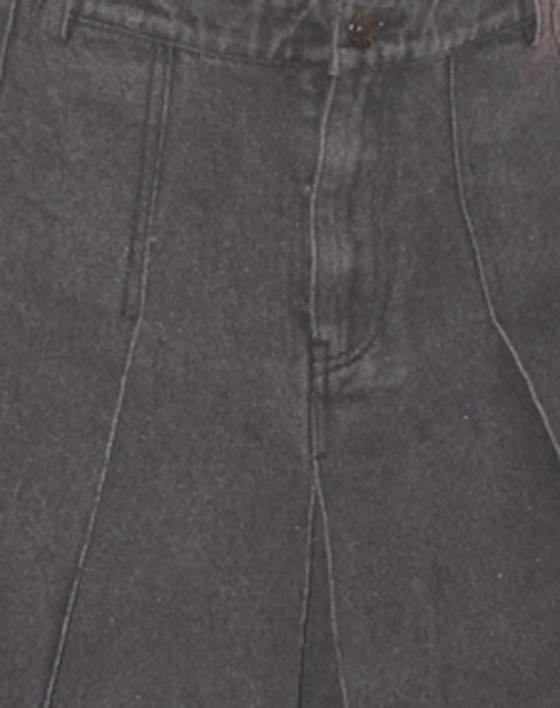 Sanjani Pleated Denim Midi Skirt in Grey Wash - Image 6