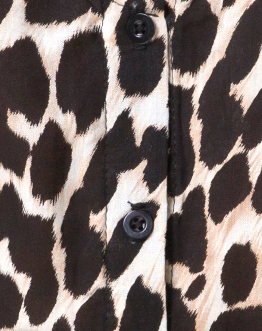 Sanna Slip Dress in Oversize Jaguar - Image 6