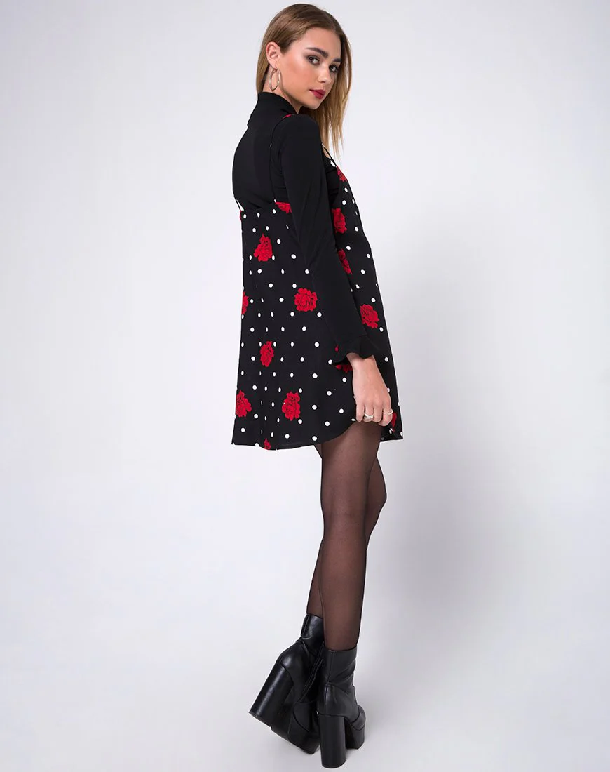 Sanna Slip Dress in Cuban Rose - Image 4