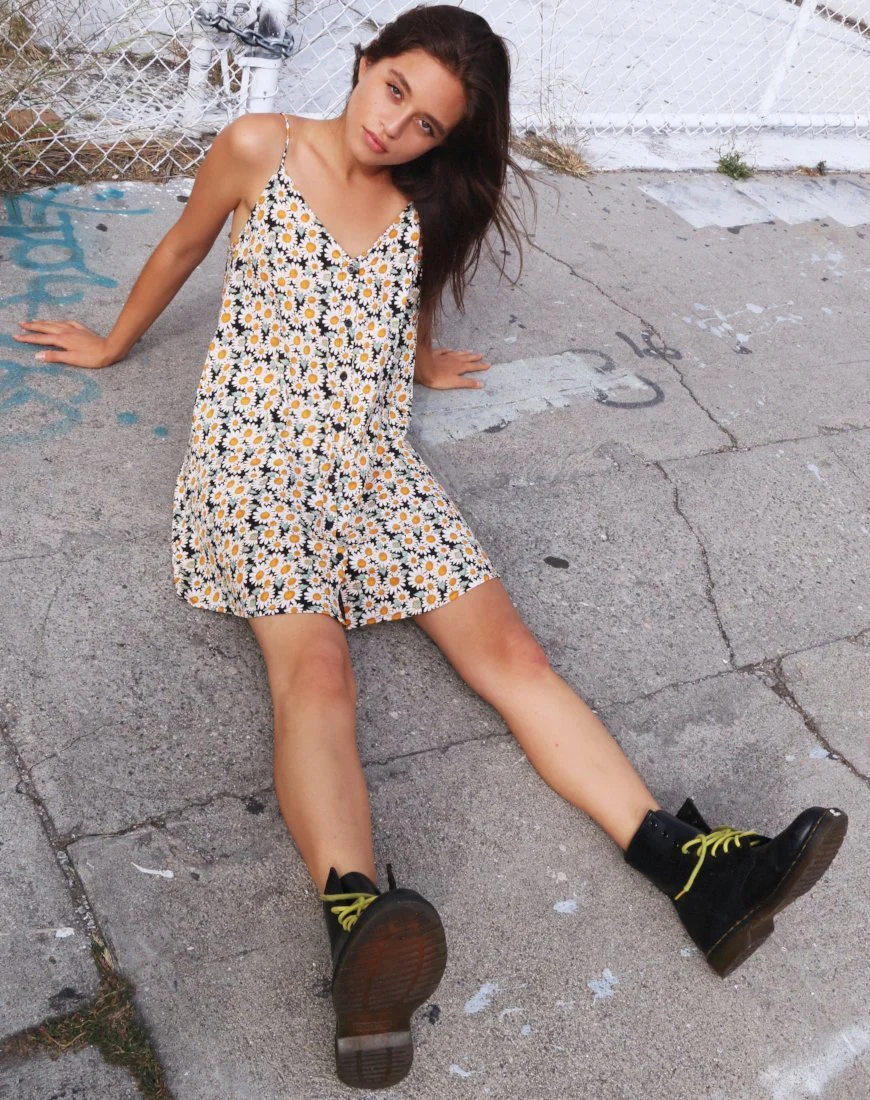 Sanna Slip Dress in Delightful Daisy - Image 7