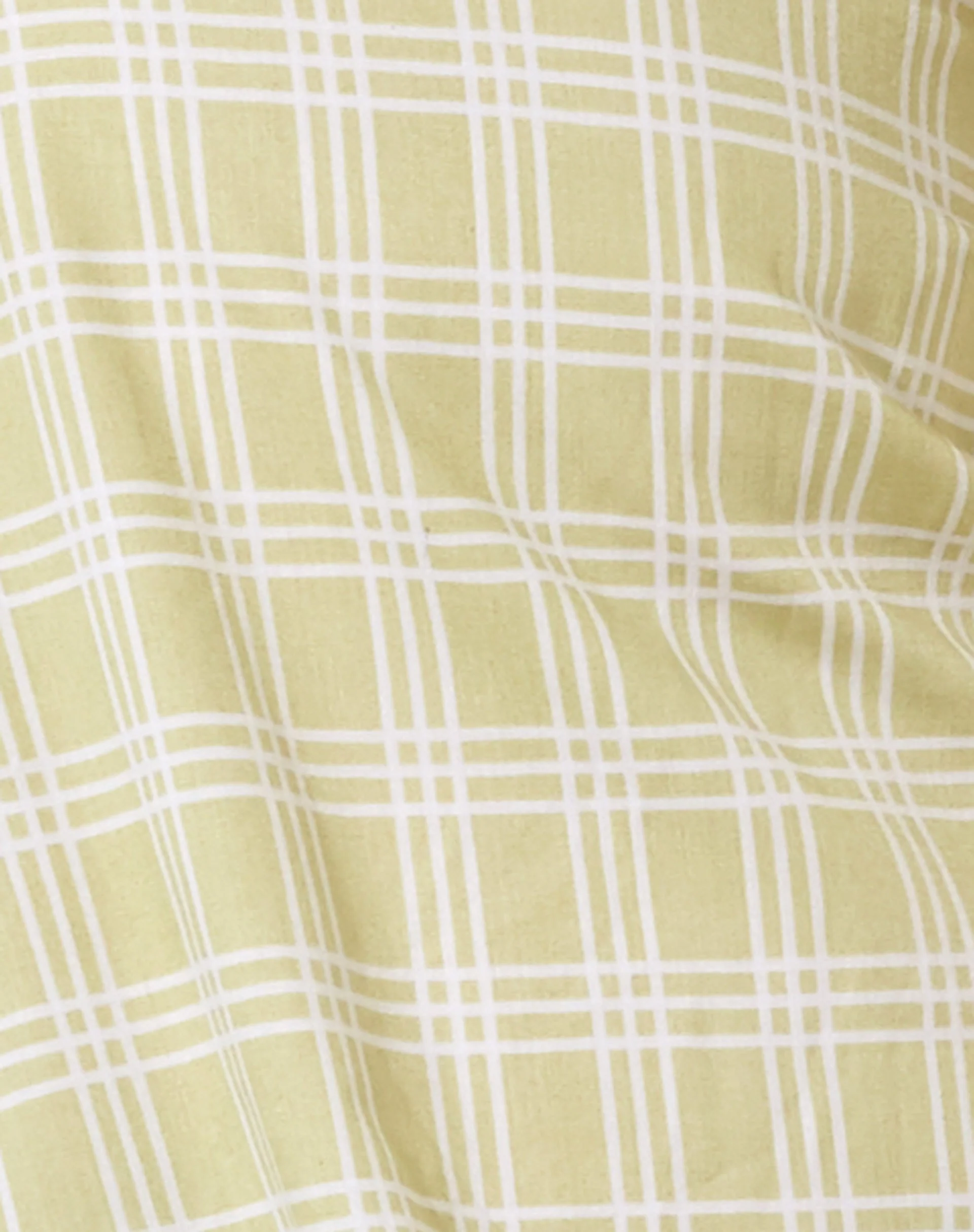 Sasi Mini Dress in Sage Check - Image 6