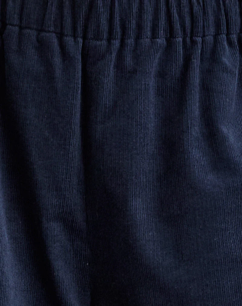 Sasiya Waistband Trouser in Cord Navy - Image 6