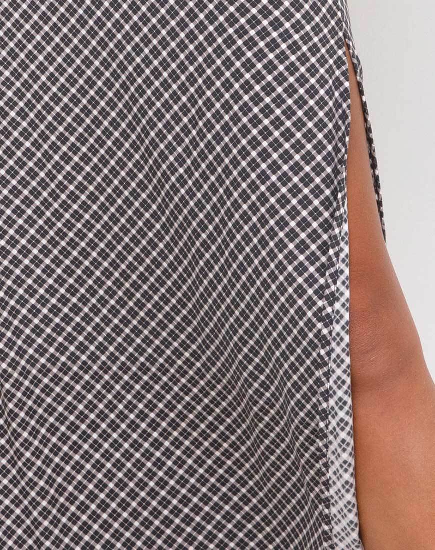 Sayan Skirt in Check It Out Black - Image 5