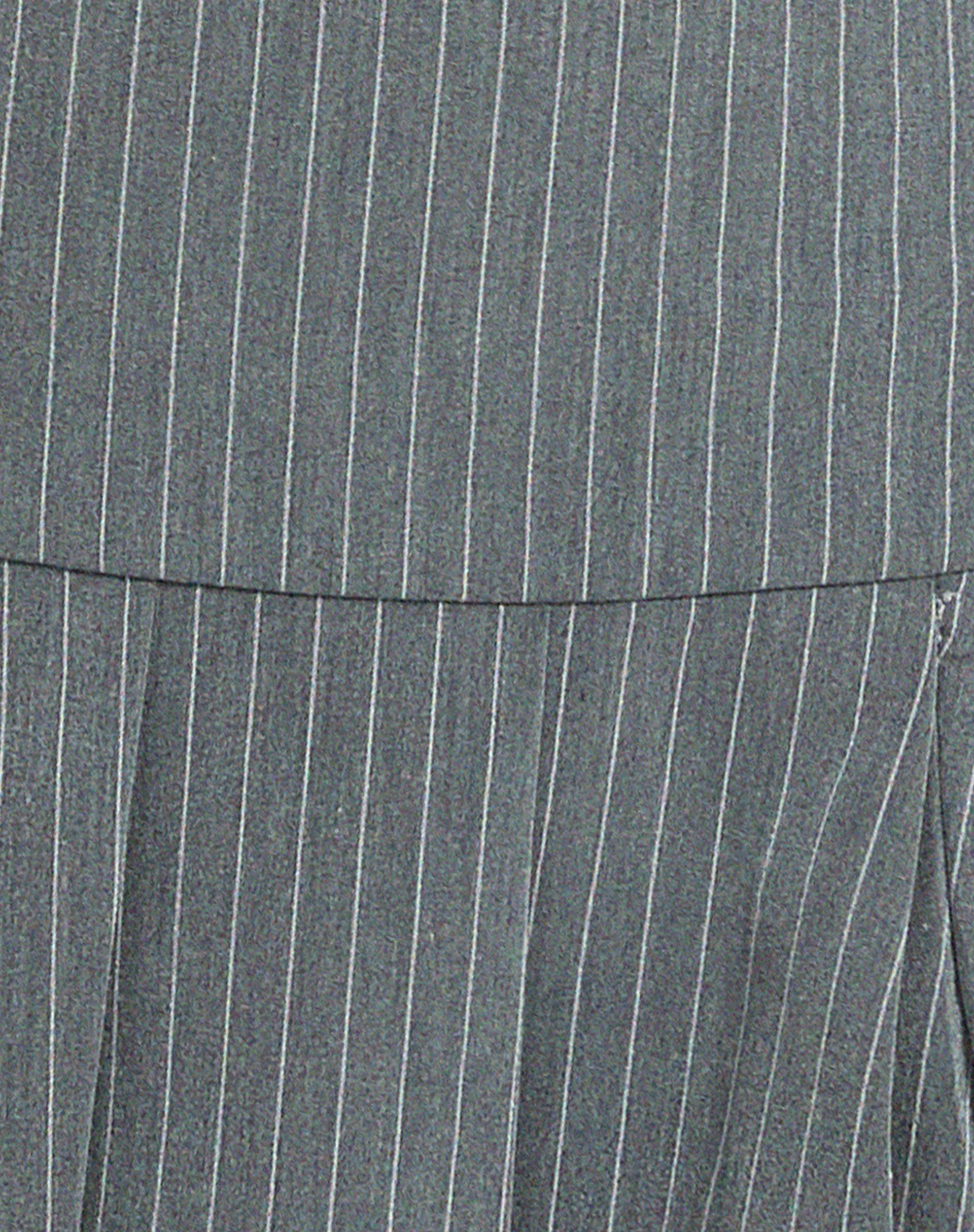 Senona Mini Skirt in Pinstripe Grey - Image 6