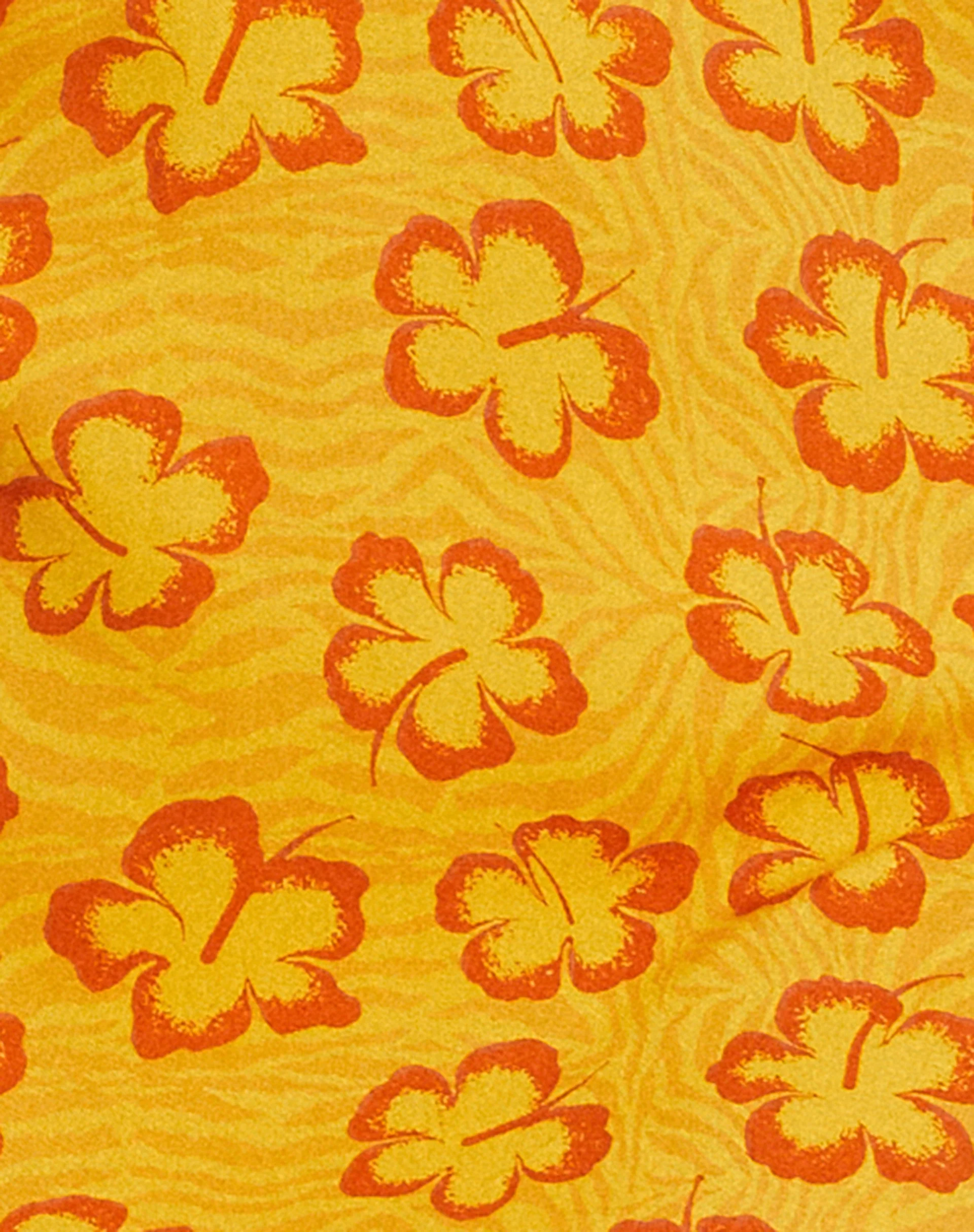 SENOR DRESS HIBISCUS ZEBRA ORANGE - Image 6