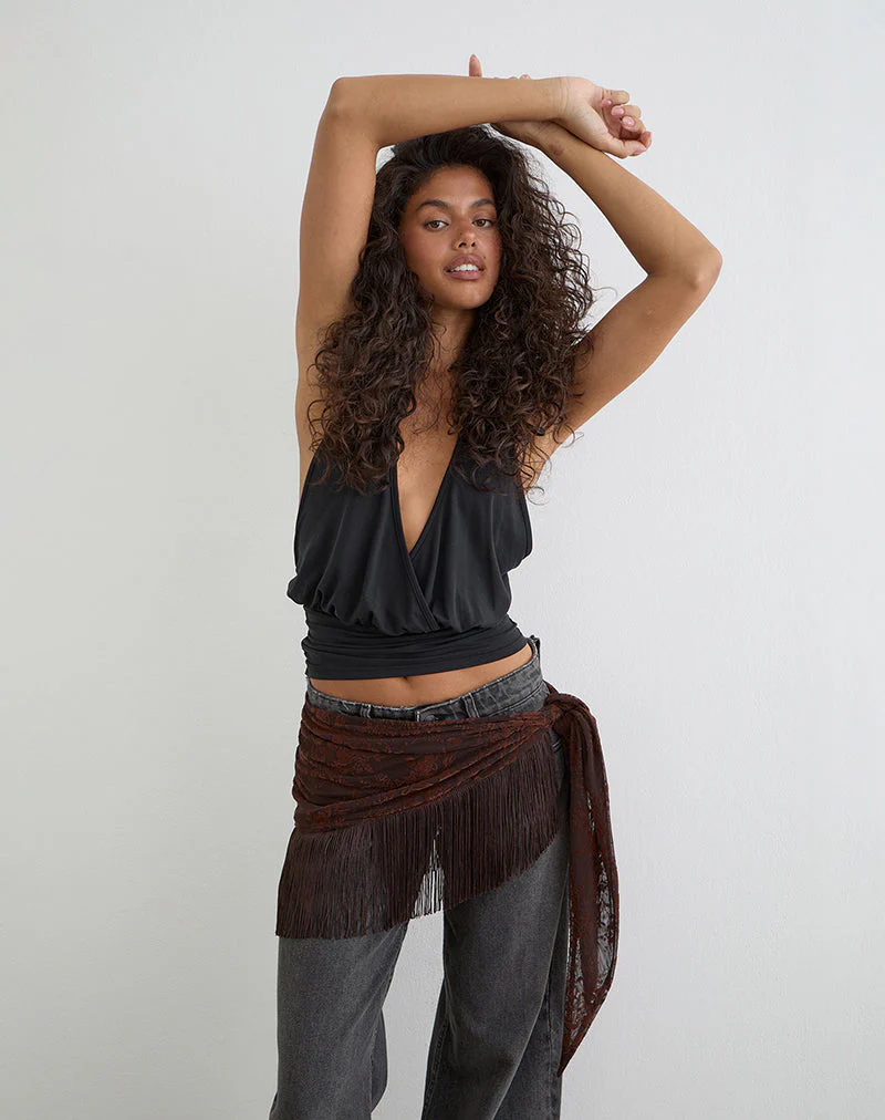 Shantari Sarong in Fine Leaf Flower Ganache - Image 3