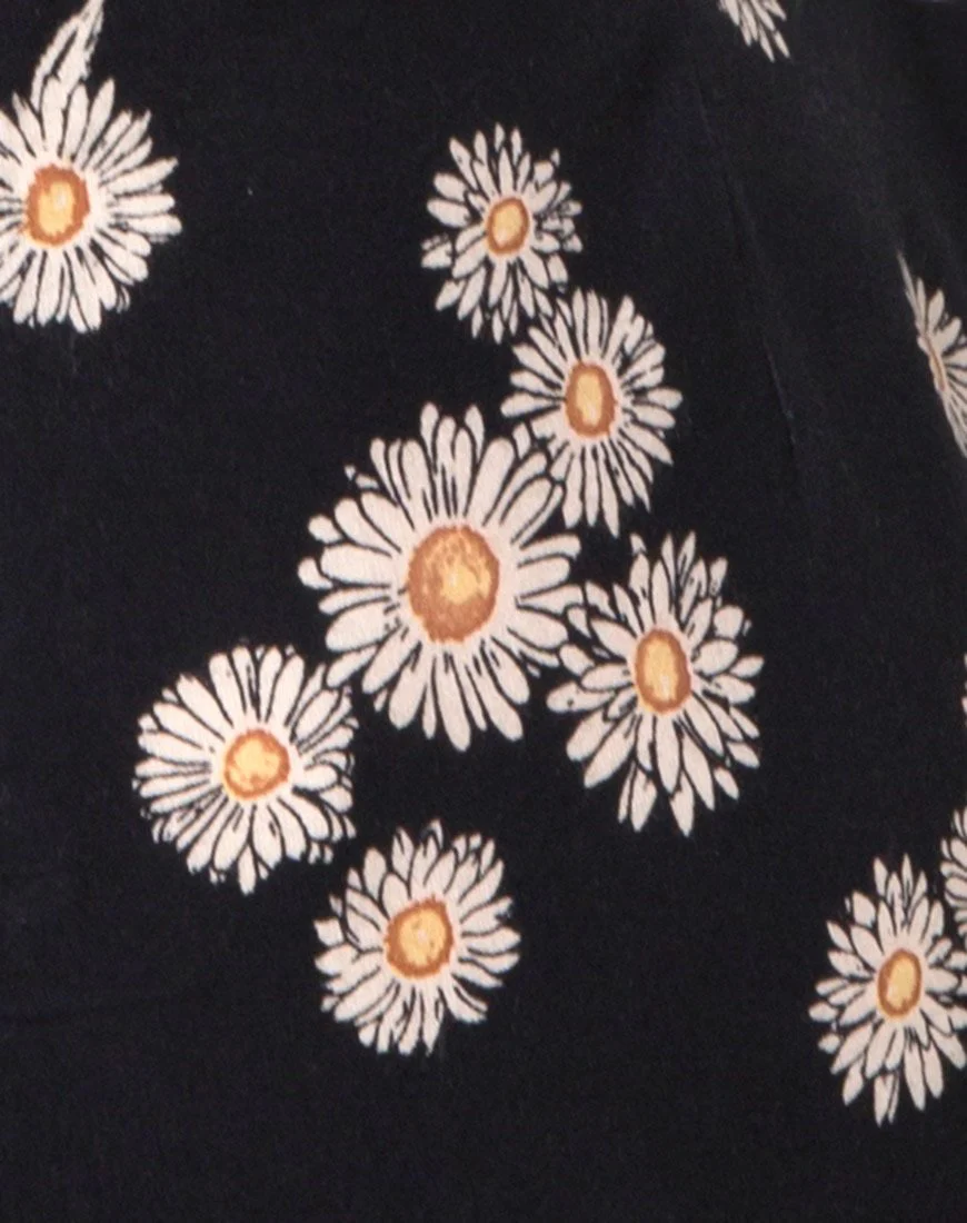 Shayk Maxi Skirt in Grunge Daisy Floral - Image 5