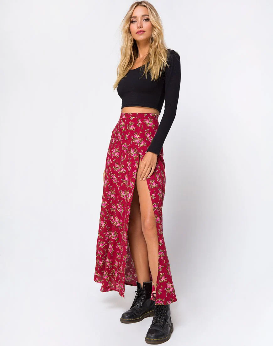 Shayk Skirt in Soheila Floral - Image 3