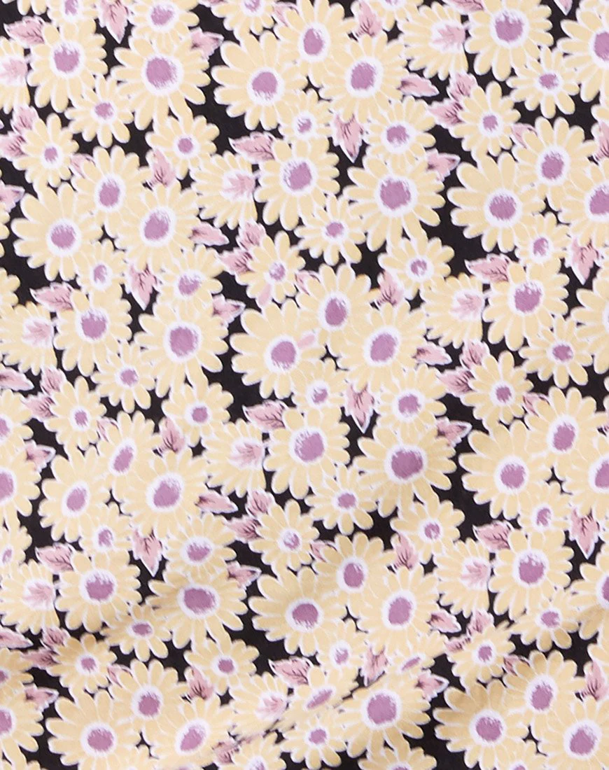 Sheny Mini Skirt in Daisy Day Cream - Image 5