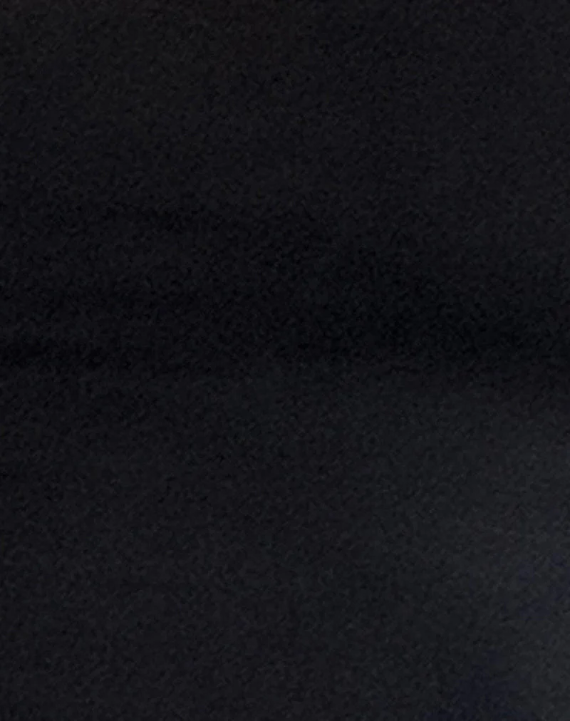 Shinju Top in Black with White Binding - Image 6