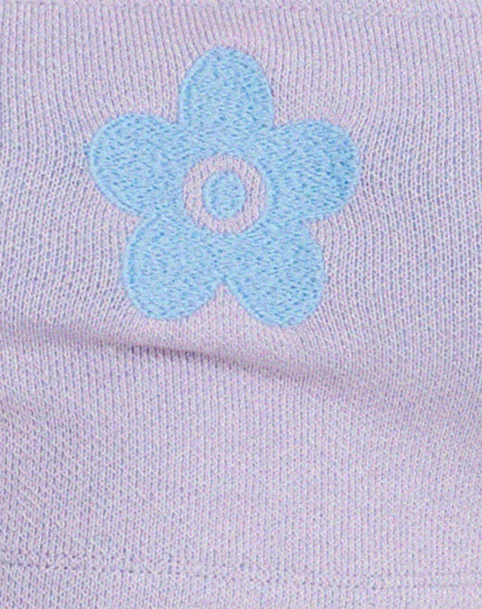 Sidra Crop Top in Lilac Cute Daisy Blue - Image 5