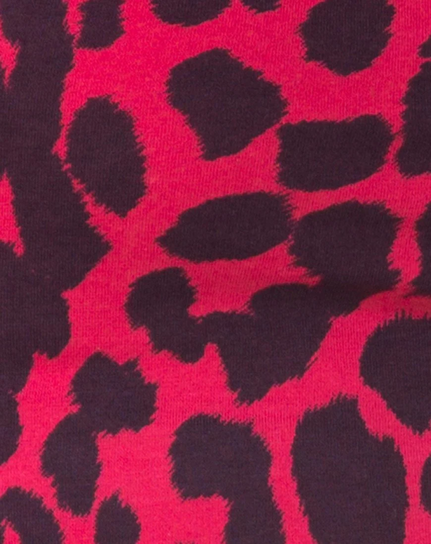 Sinex Top in Oversize Jaguar Red - Image 5