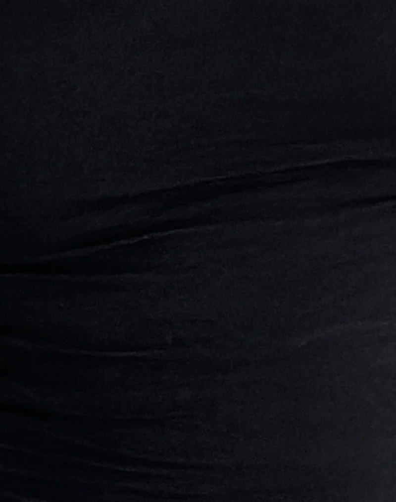 Sipang Tie Back Top in Black - Image 5