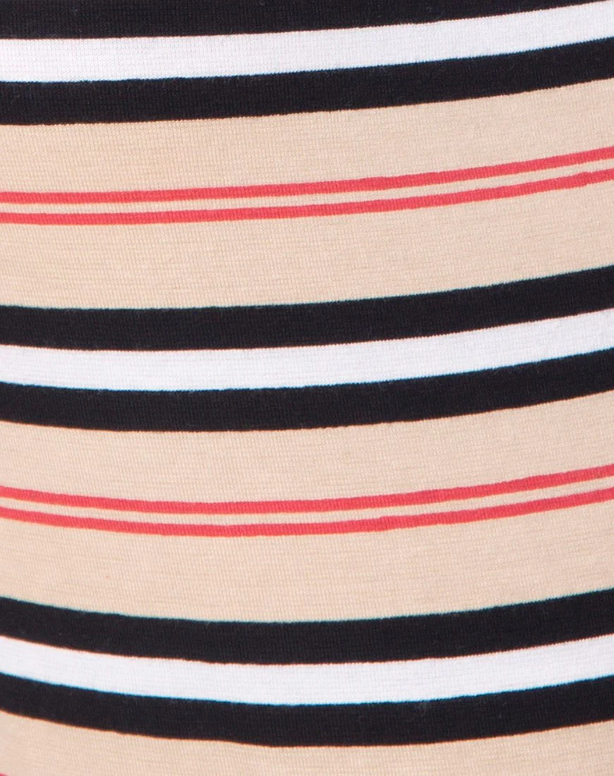 Sol Bodice in Classic Stripe Horizontal - Image 6