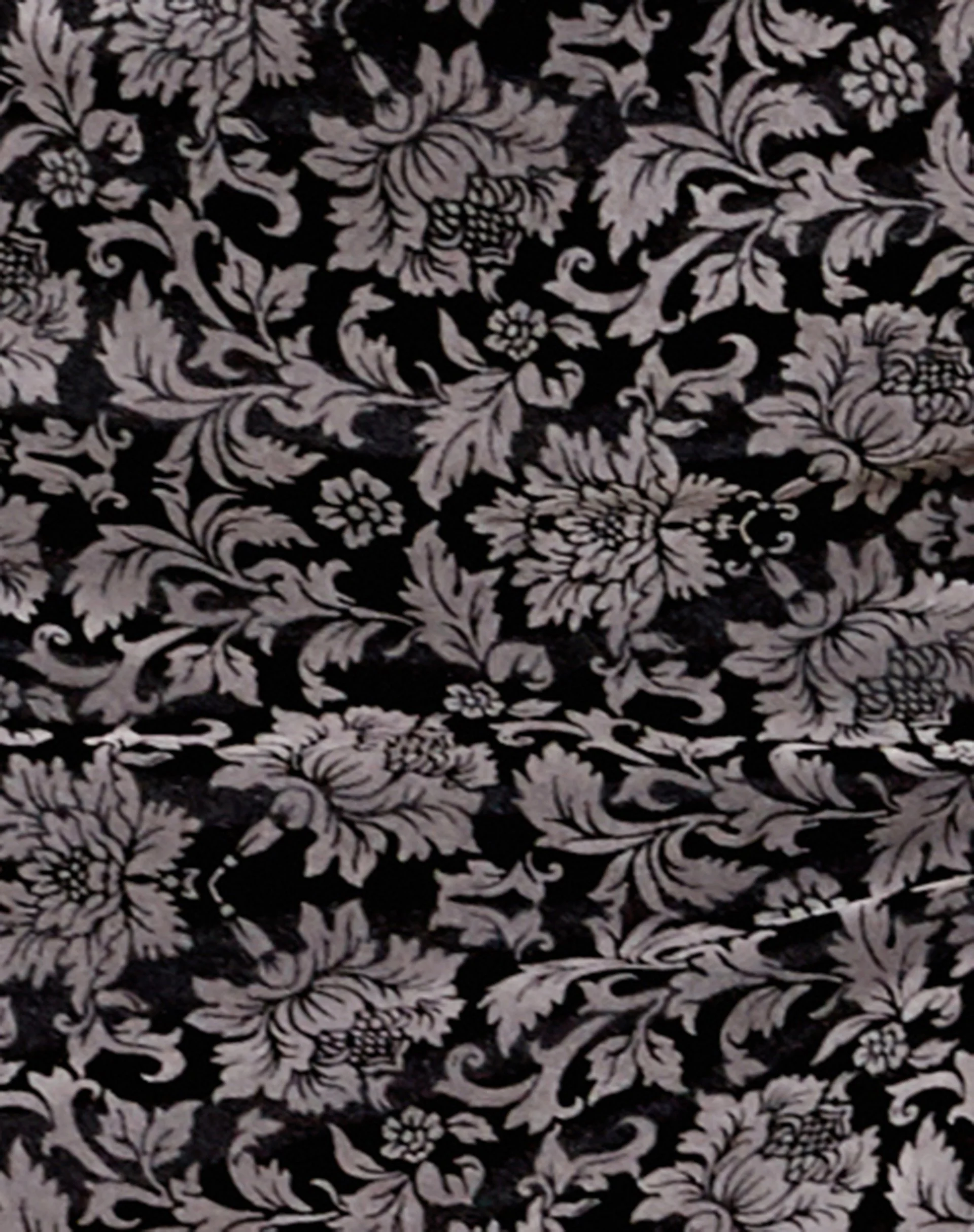Somi Mini Skirt in Brocade Grey Flock - Image 5