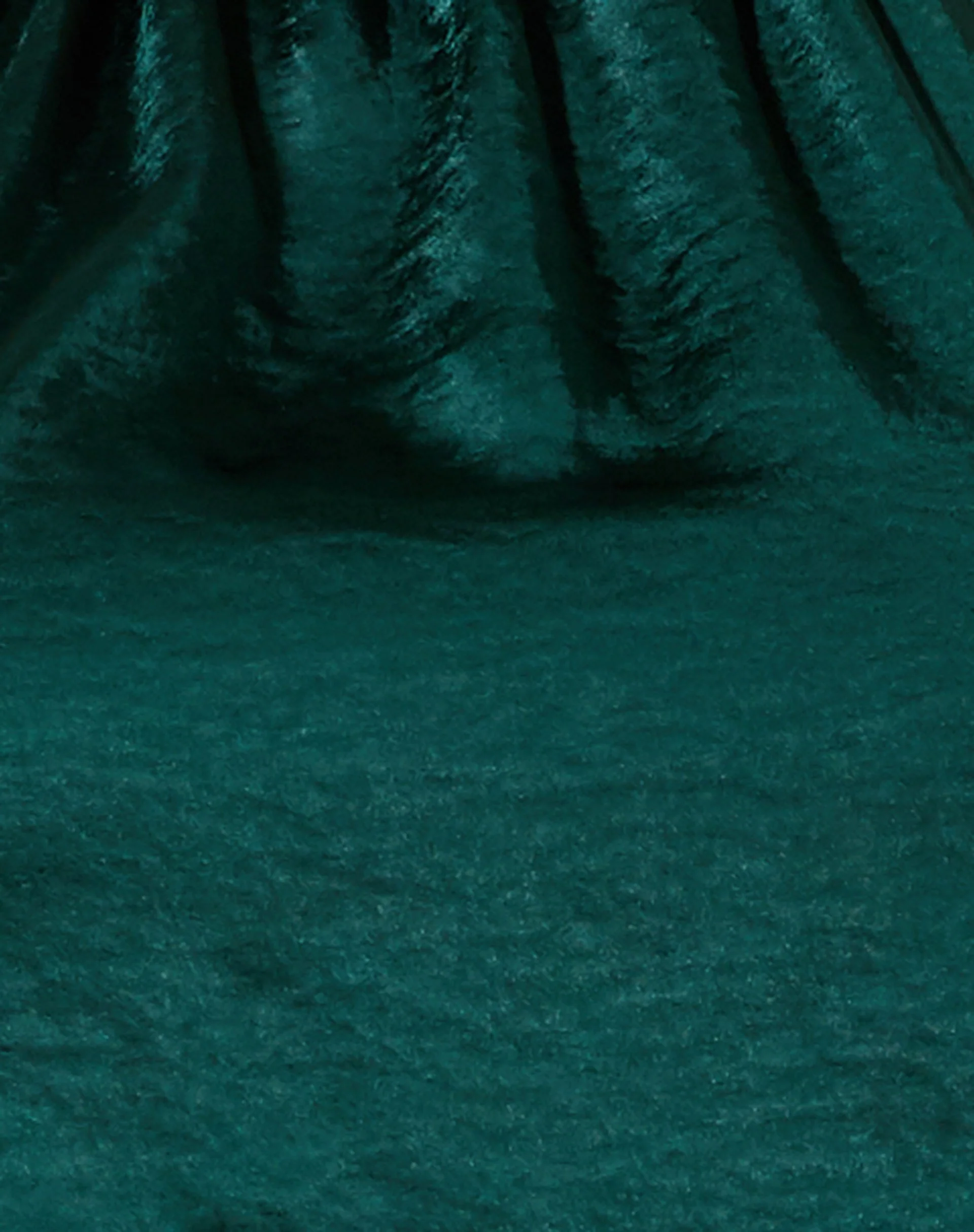 Spence Top in Satin Forest Green - Image 5