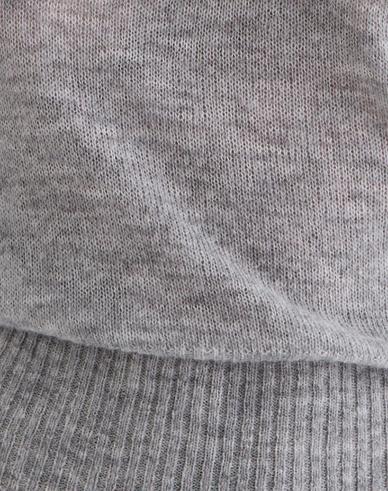 Suena Asymmetric Jumper in Grey - Image 7