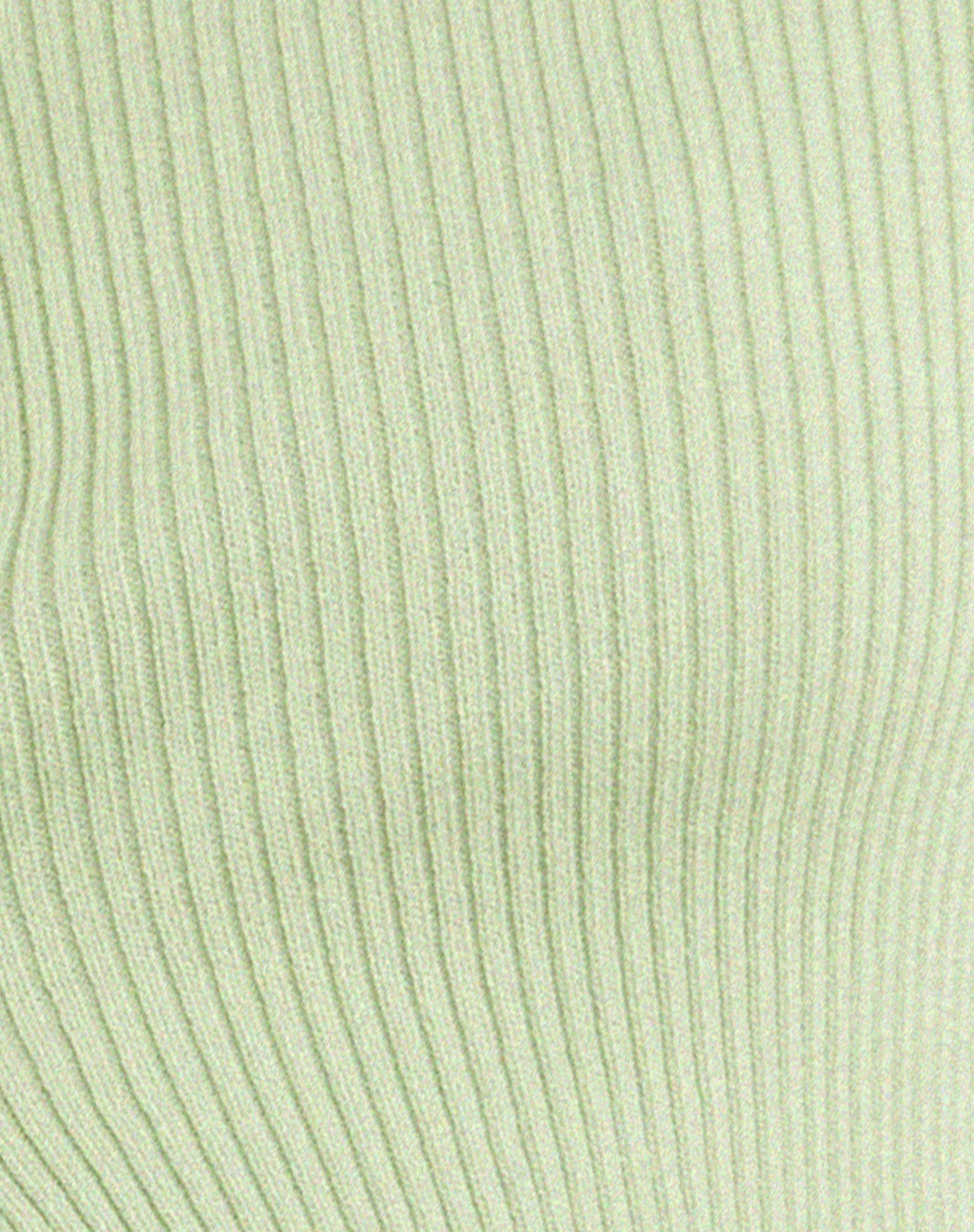 Sujata Cardi in Rib Knit Pastel Lime - Image 8