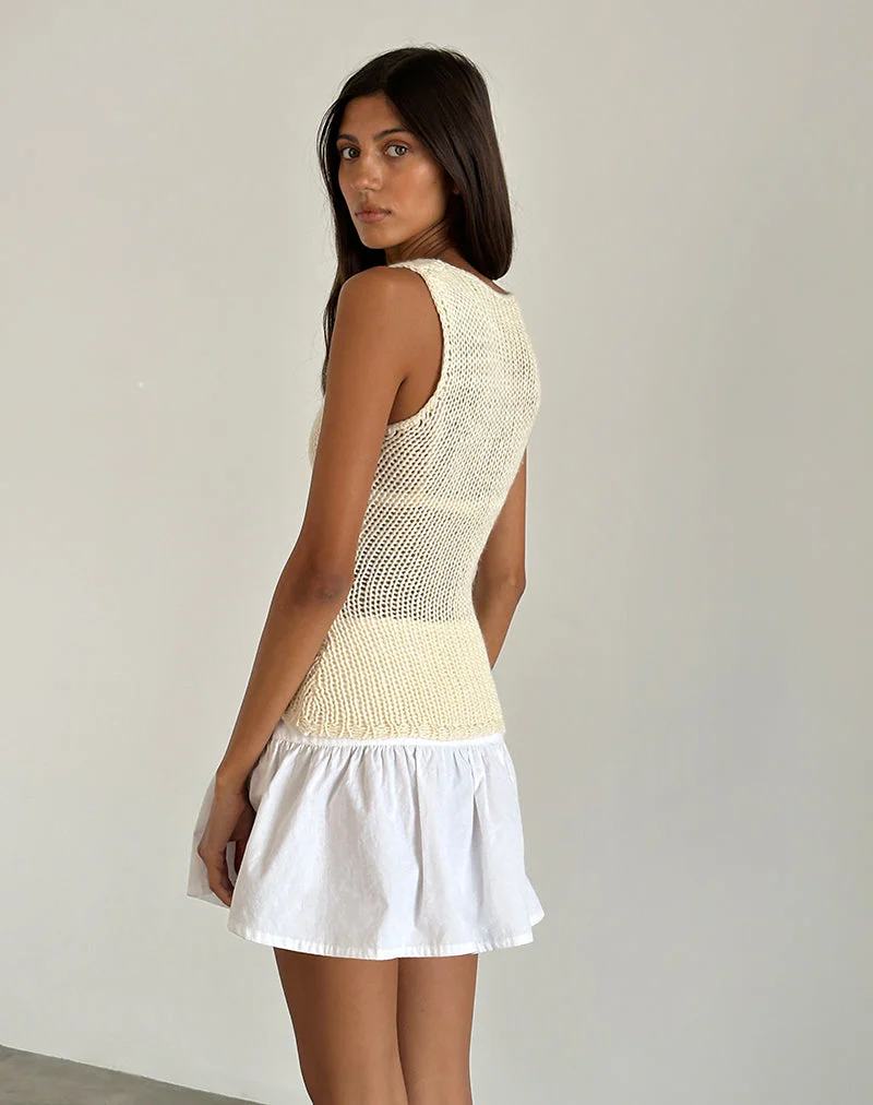 Sujati Top in Rib Neutral - Image 3