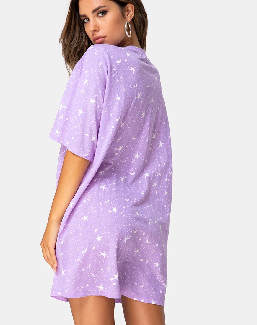 Sunny Kiss Tee in Lilac Cosmo - Image 2