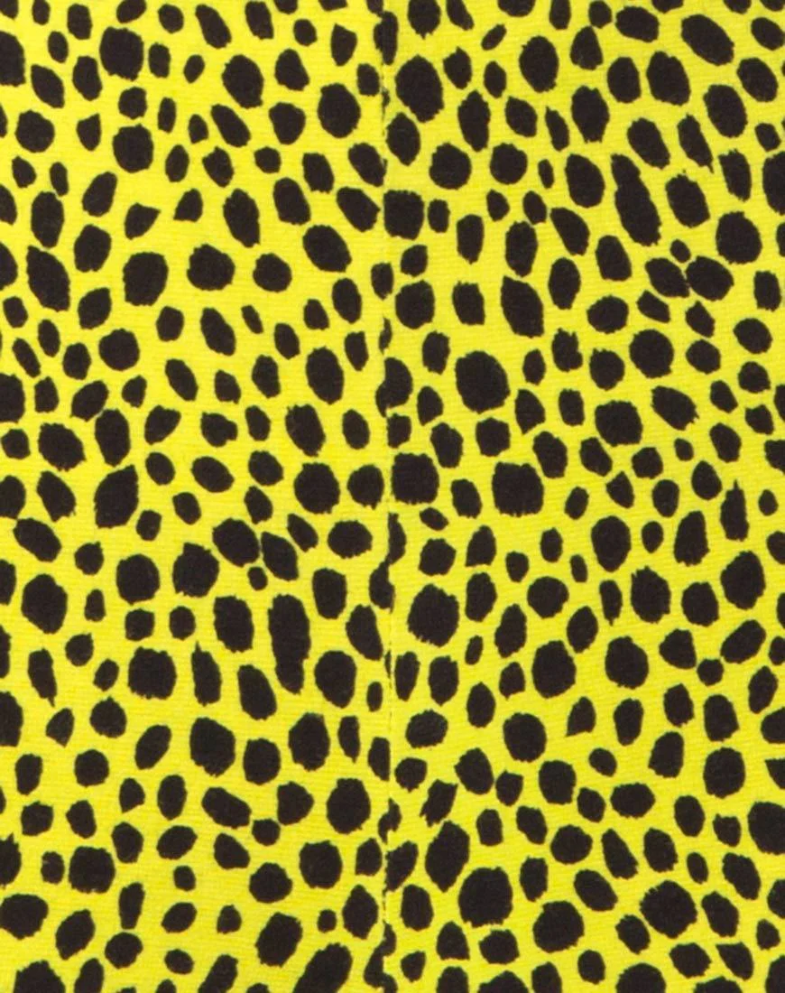 Sunny Kiss Oversize Tee in Wild Cat Yellow X Princess Polly - Image 5