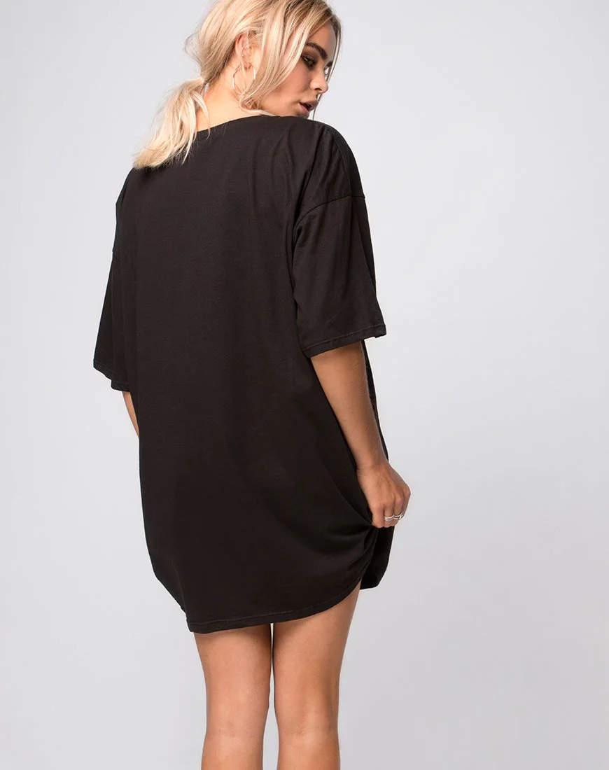 Sunny Kiss Tee in Black Heart Breaker - Image 2