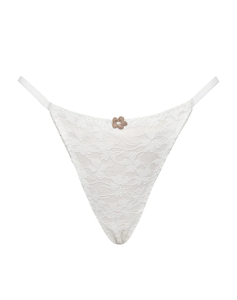 Sura Thong in Compact Floral Lace Ivory - Image 5