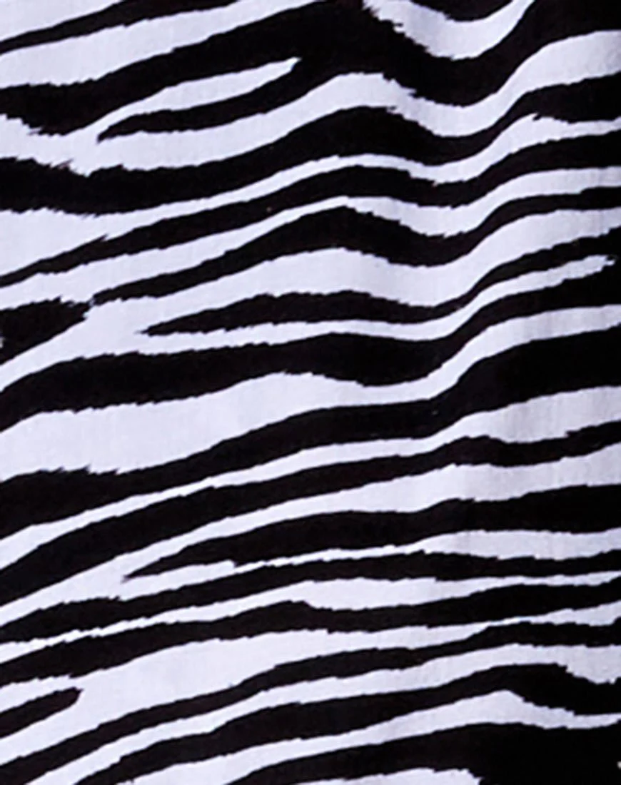 Taelsa Shirt in Classic Zebra - Image 5